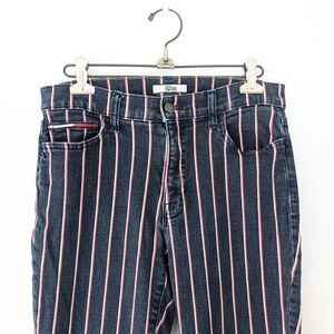 Tommy Hilfiger Women's Skinny High Rise Jeans With Stripes ~ Size 8
